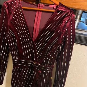 Sparkle velour Bodycon dress